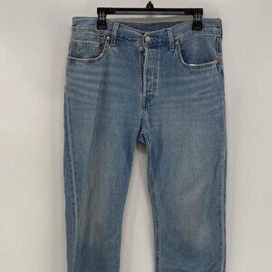 Levi's Men's Light Wash Straight Leg Denim Jeans Size 30x30